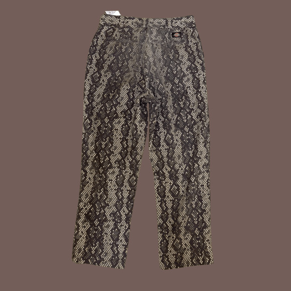 Dickies Snakeskin Chinos | High Rise Straight Leg | Size 32 | Vintage - Picture 5 of 5